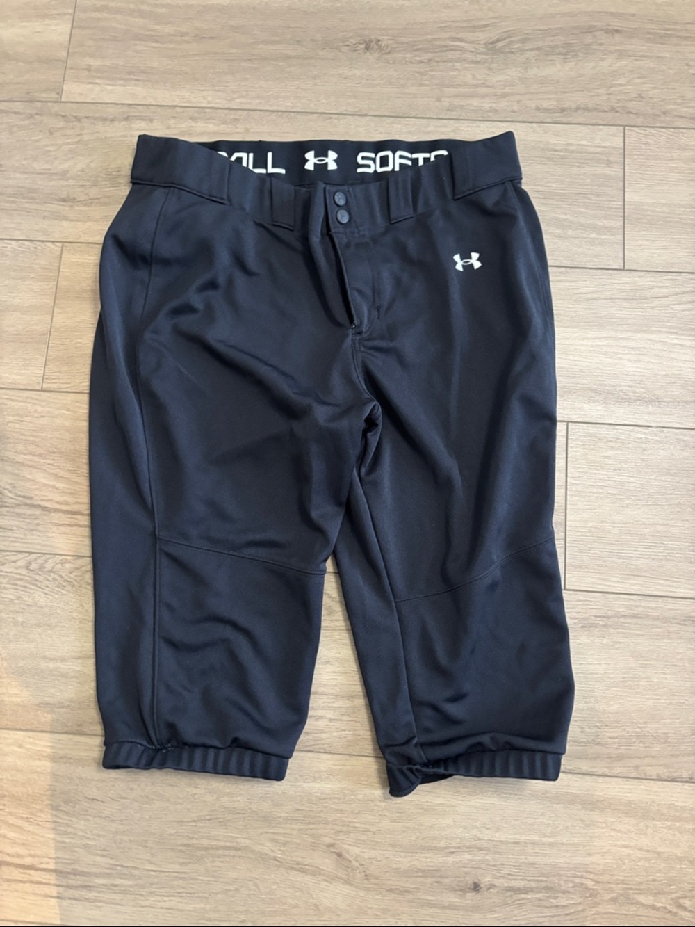 Under Armour Black Boys' Softball/Baseball Shorts